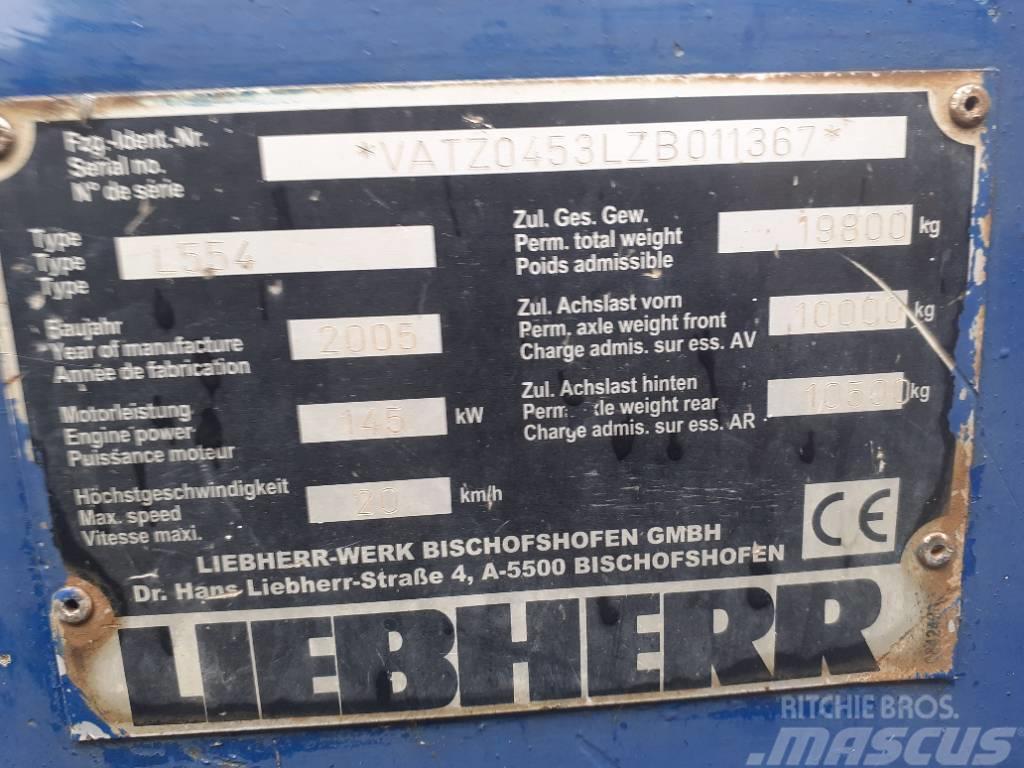 Liebherr L 554 Pás carregadoras de rodas