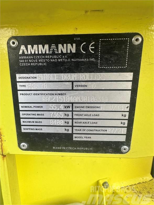 Ammann ARS70 Cilindros Compactadores monocilíndricos