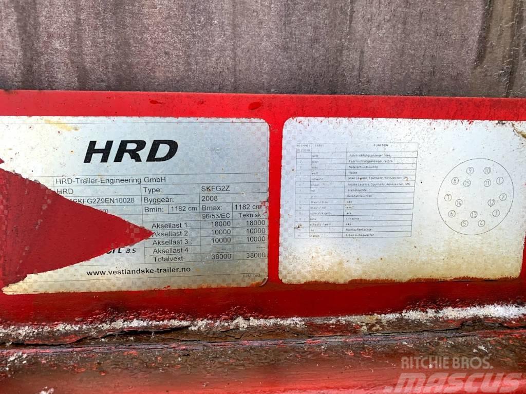 HRD City trailer Reboques estrado/caixa aberta