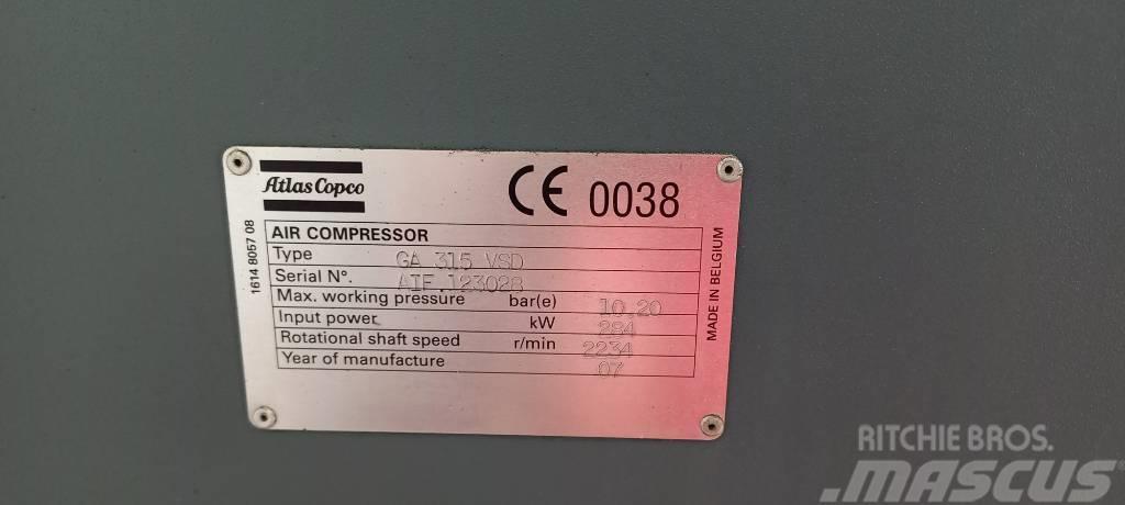 Atlas Copco GA 315 VSD Compressores