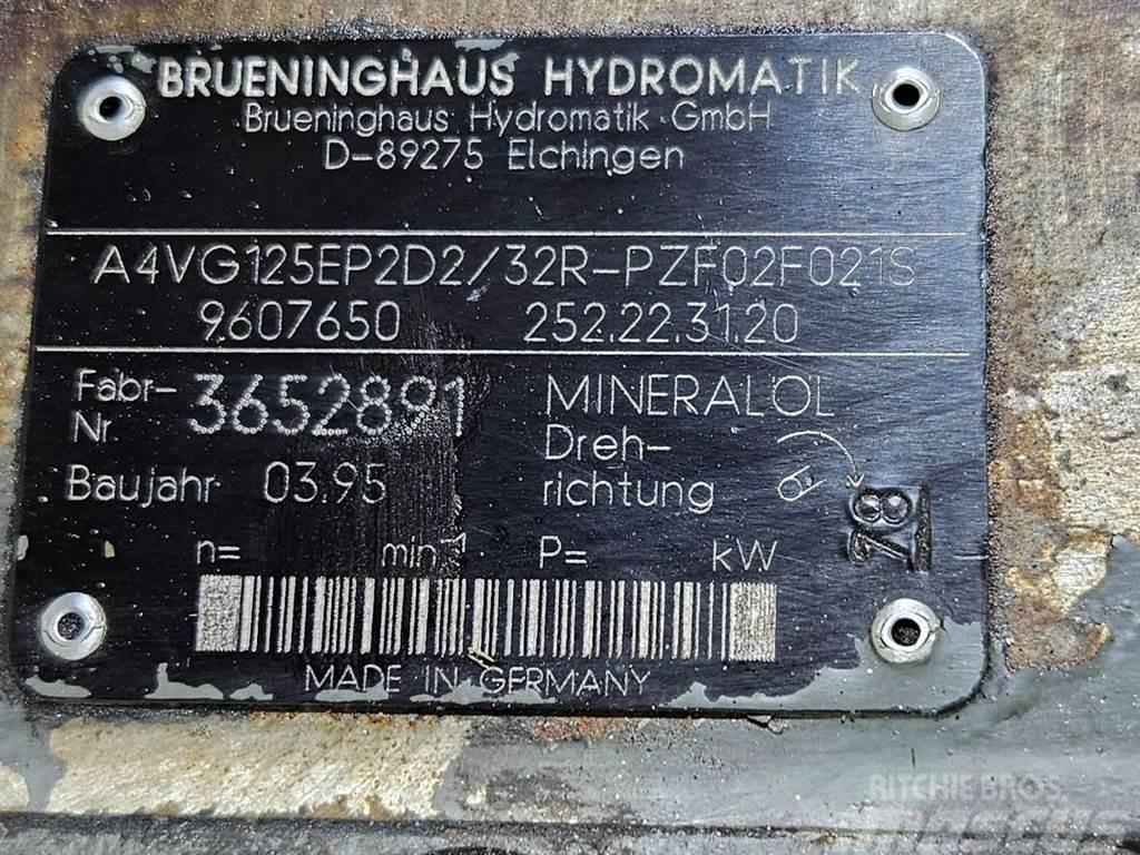 Brueninghaus Hydromatik A4VG125EP2D2/32R-Drive pump/Fahrpumpe/Rijpomp Hidráulica