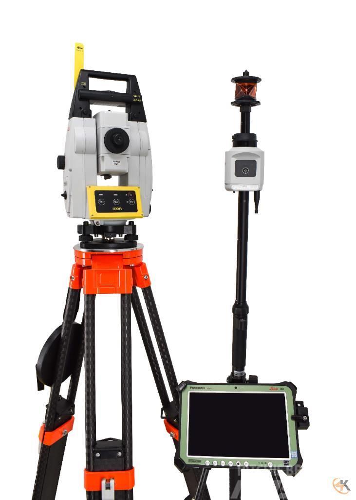 Leica iCR70 5" Robotic Total Station w/ CS35 iCON & AP20 Outros componentes