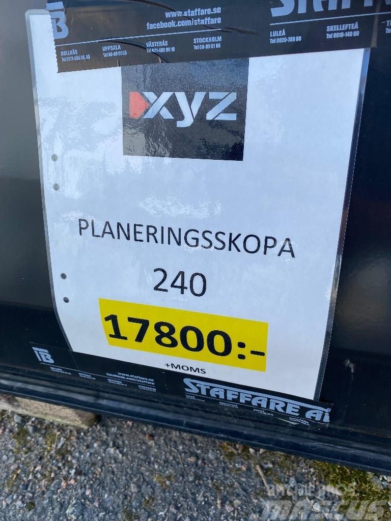 XYZ Planeringsskopa 240 Acessórios de carregadora frontal