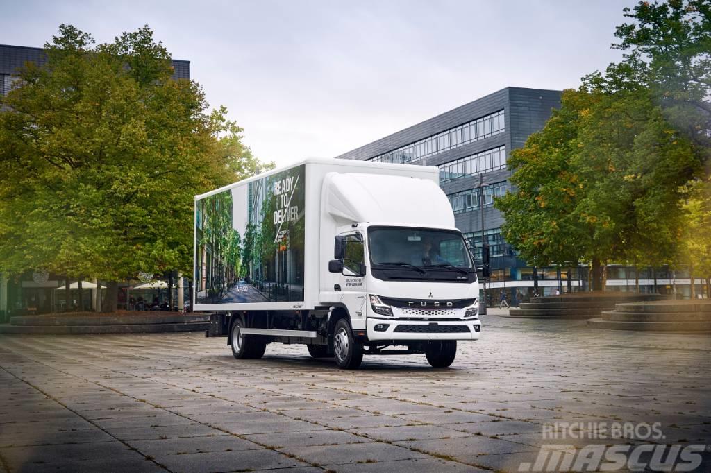 Fuso eCanter el lastbil 8,55 ton transportskåp Camiões de caixa fechada