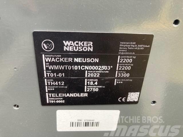 Wacker TH412 Carregadoras rodas telescópicas