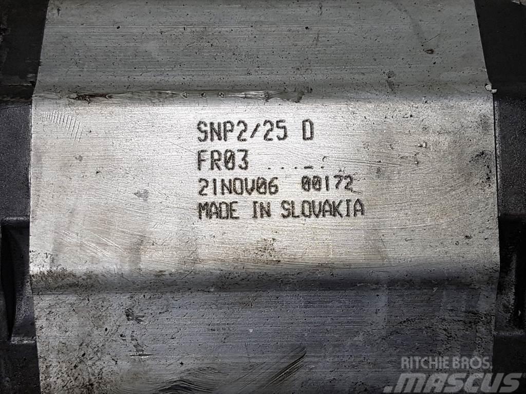 Sauer Danfoss SNW2NN/025RNA6-211.20.305.00-Gearpump/Zahnradpumpe Hidráulica