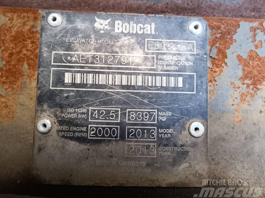 Bobcat E 80 EA Escavadoras Midi 7t - 12t