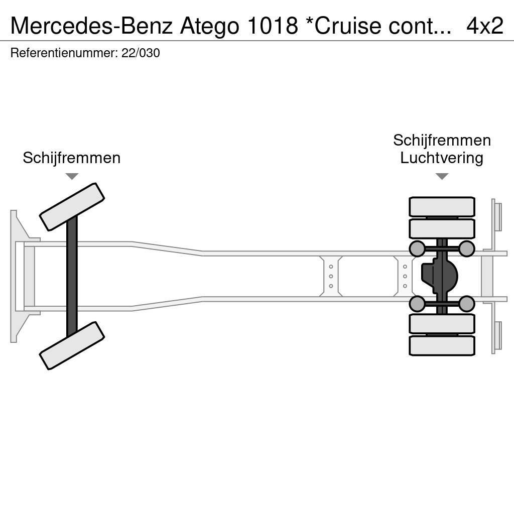 Mercedes-Benz Atego 1018 *Cruise control*Airco*Achteruitrijcamer Camiões de transporte de animais