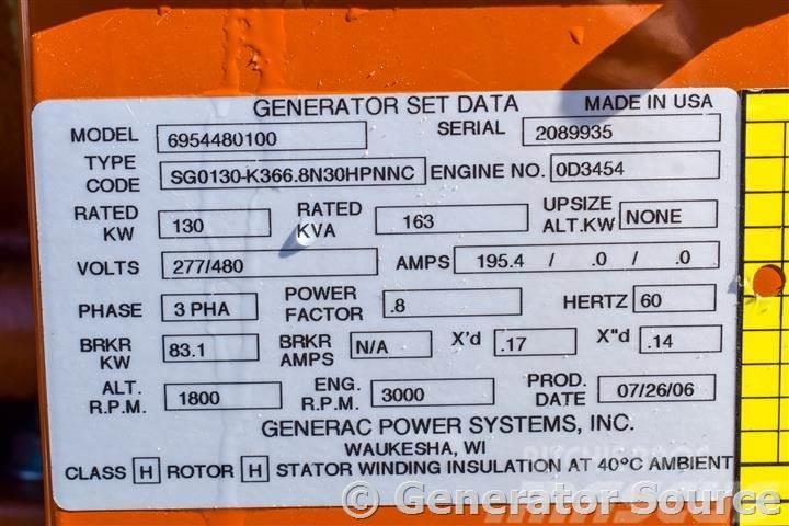 Generac 130 kW - JUST ARRIVED Outros Geradores