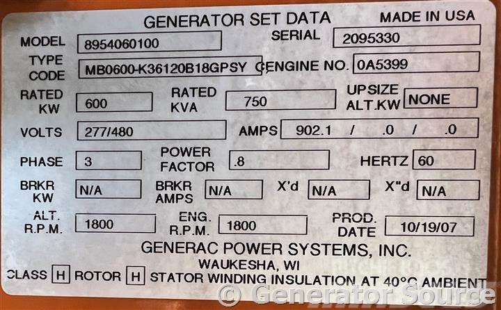 Generac 600 kW - JUST ARRIVED Outros Geradores