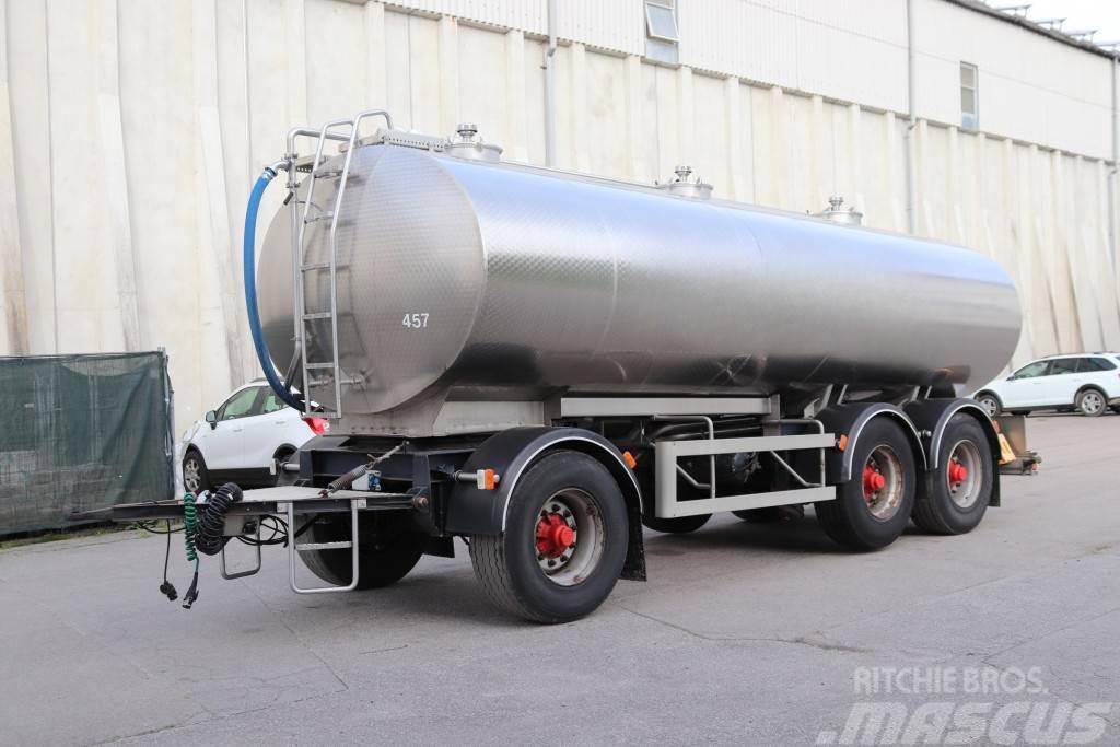 Magyar 24D Milch isoliert 3 Kammern 18.000l. Reboques cisterna