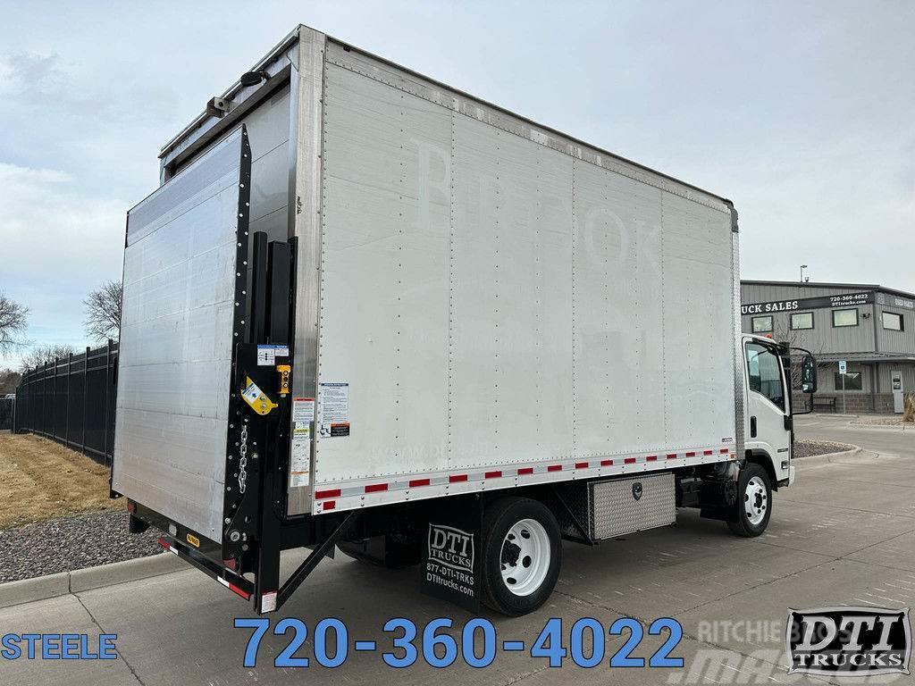 Isuzu NPR-HD 16' Box Truck With Large 3,000lb Lift Gate Camiões de caixa fechada
