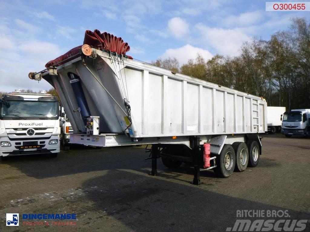 Benalu Tipper trailer alu 22 m3 Semi Reboques Basculantes