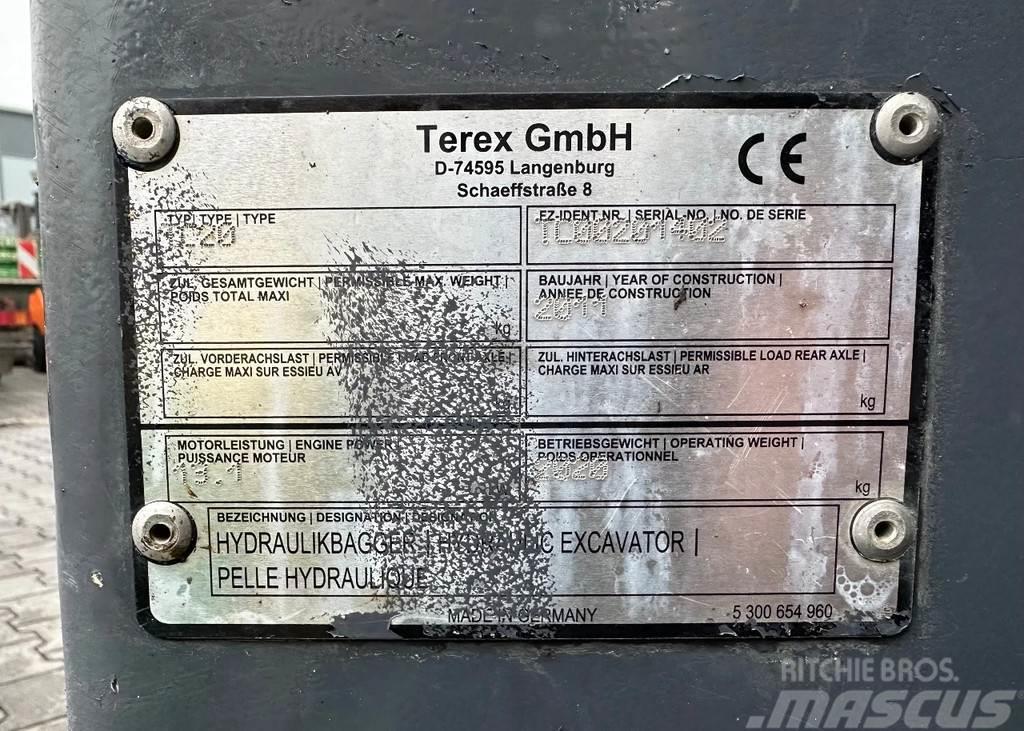 Terex TC20 Mini Escavadoras <7t