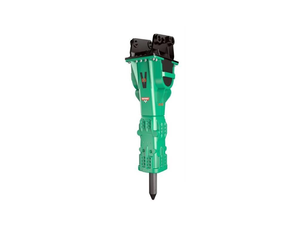 Montabert Hydraulikhammer V65 | Abbruchhammer 45 - 90 t Martelos de empilhamento hidráulico