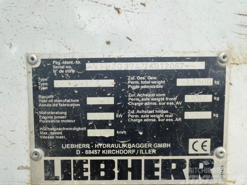 Liebherr A 308 Escavadoras de rodas