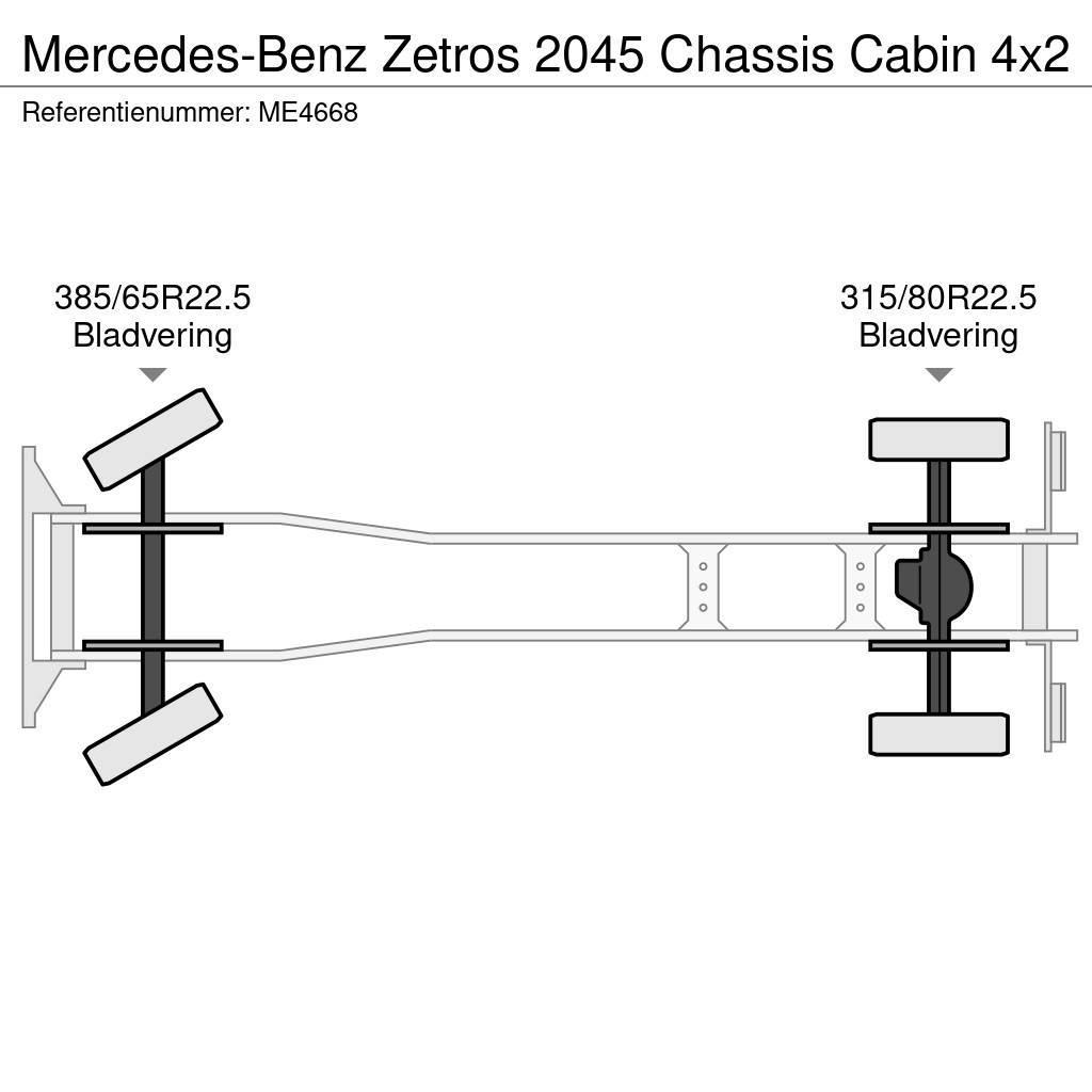 Mercedes-Benz Zetros 2045 Chassis Cabin Camiões de chassis e cabine