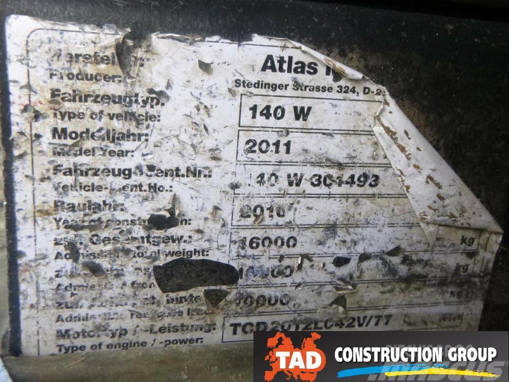 Atlas 140 W Escavadoras de rodas