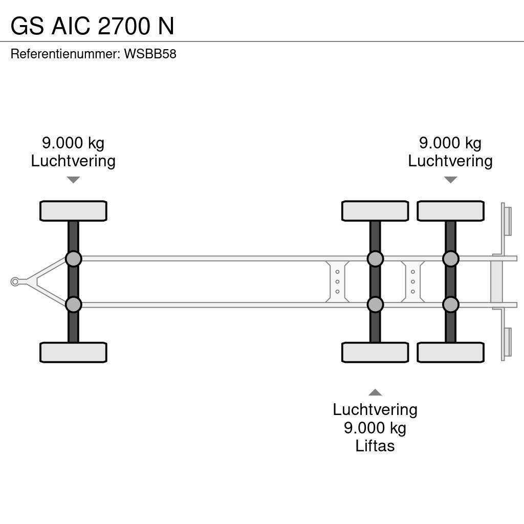 GS AIC 2700 N Reboques Porta Contentores