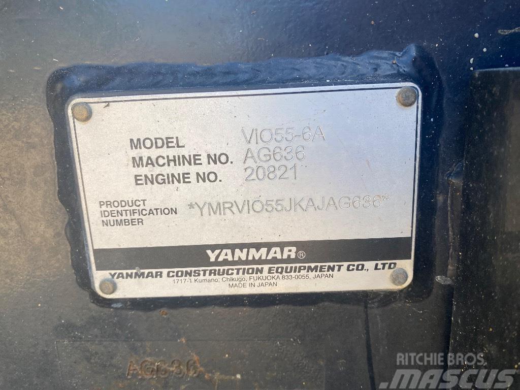 Yanmar Vio 55-6 A Mini Escavadoras <7t