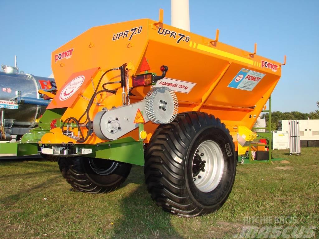 Pomot UPR 7 T fertilizer and lime spreader Espalhadores de minério