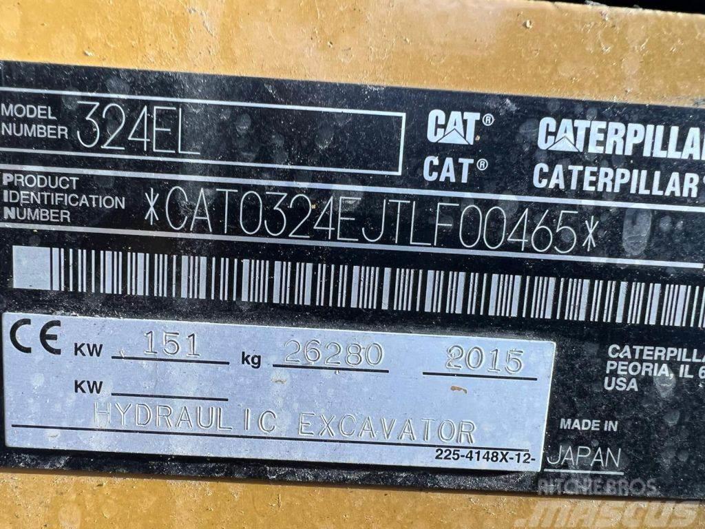 CAT 324EL 9655 HOURS Escavadoras de rastos