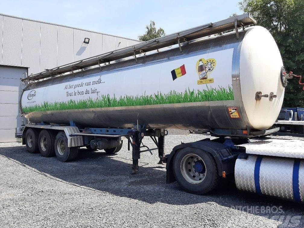 Magyar 3 AXLES TANK IN STAINLESS STEEL INSULATED 30000 L- Semi Reboques Cisterna