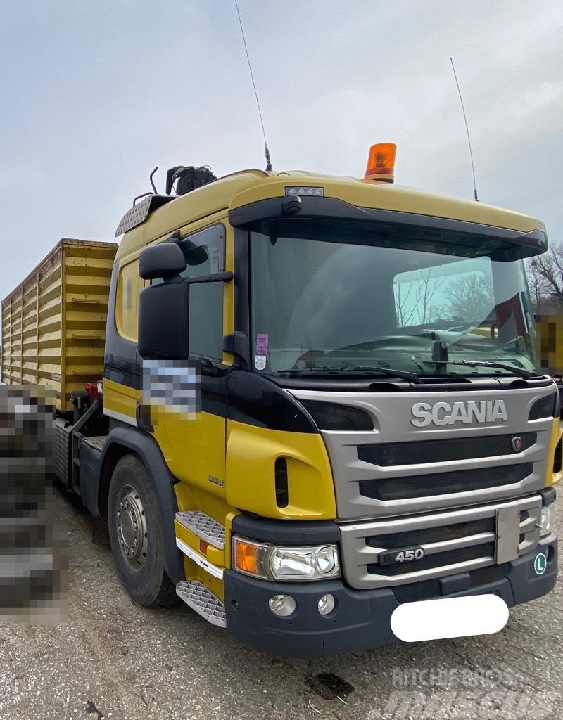 Scania P 450/KIPPER/EPSILON 120/LIFT-LENK-ACHSE/TÜV! Camiões basculantes