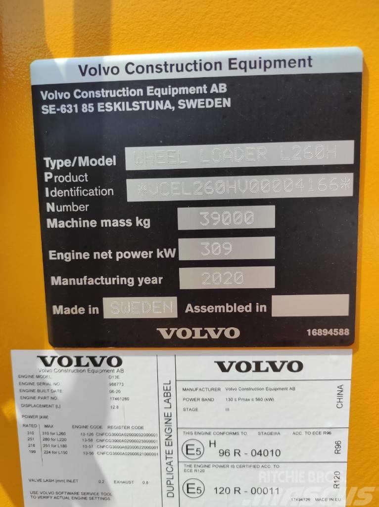 Volvo Wheel Loader L260H Pás carregadoras de rodas