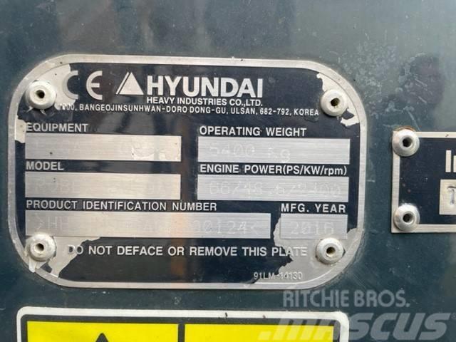 Hyundai 55W-9R Escavadoras de rodas