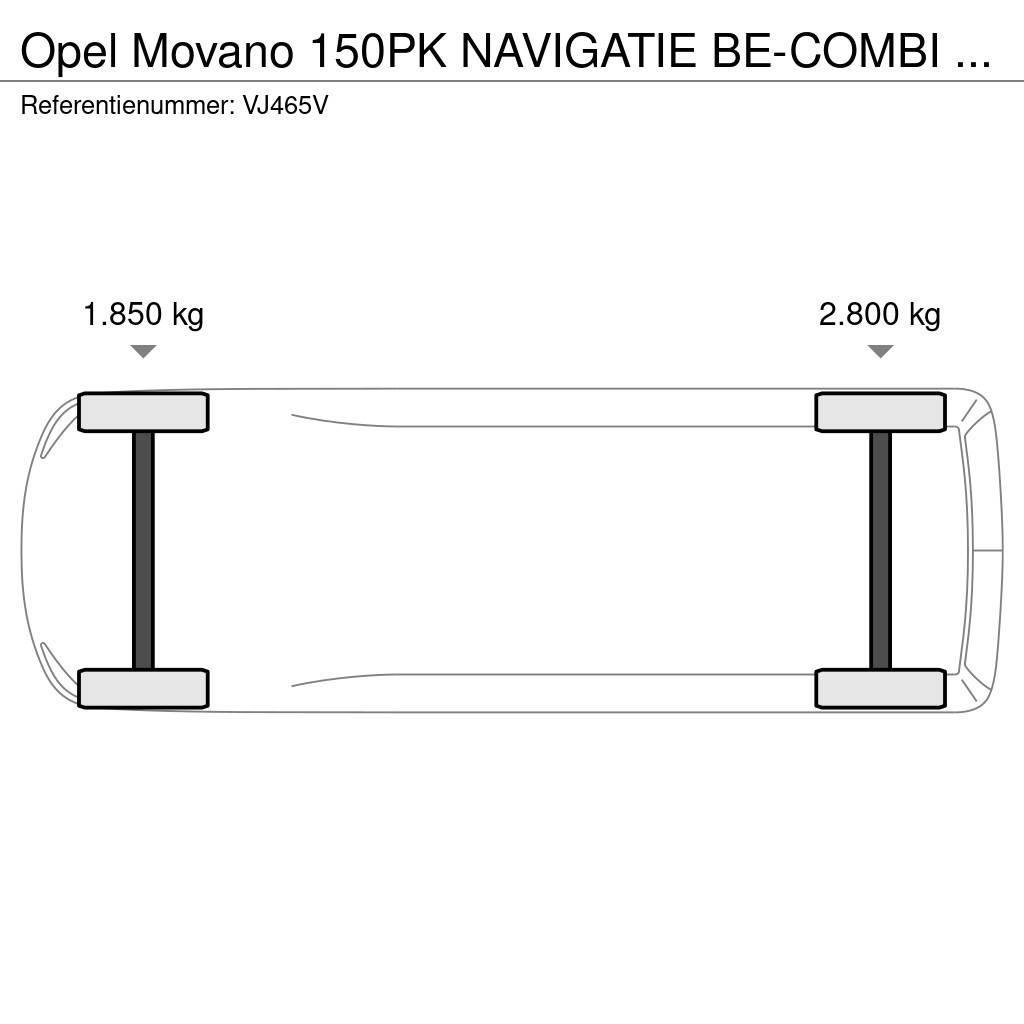 Opel Movano 150PK NAVIGATIE BE-COMBI LOADCAP 3-TON Outros