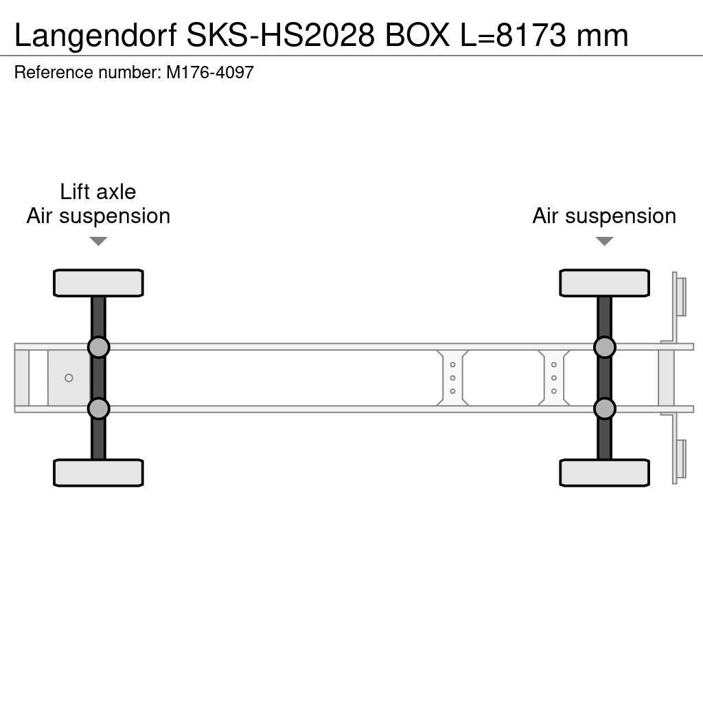 Langendorf SKS-HS2028 BOX L=8173 mm Semi Reboques Basculantes