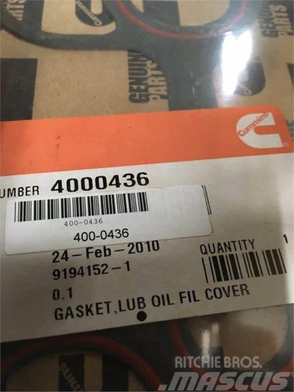Cummins Oil Filter Gasket - 4000436 Outros componentes