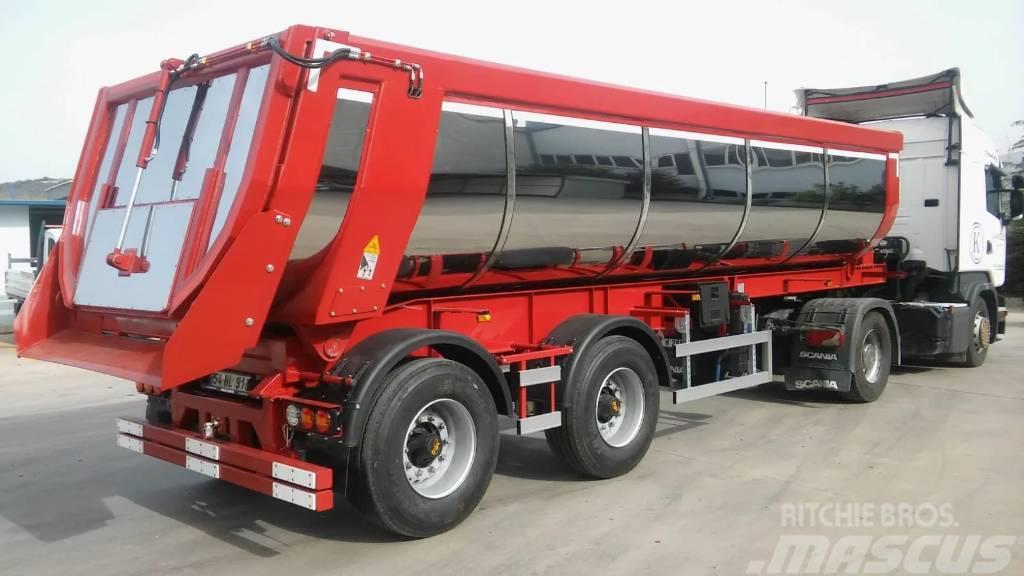 Danson 2-akslet Isoleret Asfalt trailer m/ Hardox kasse t Veículos transporte material