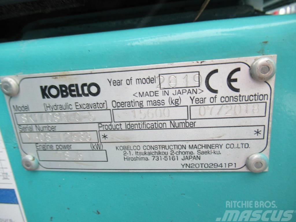 Kobelco SK 140 SR LC-5 / vain 4419h Escavadoras de rastos