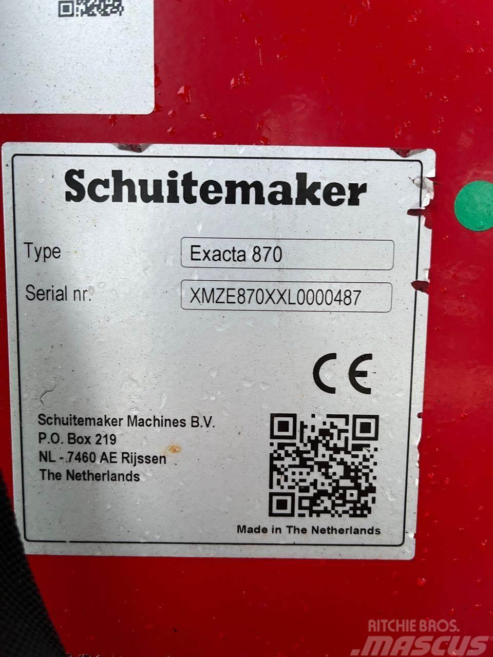 Schuitemaker Exacta 870 Outras máquinas e acessórios de fertilização