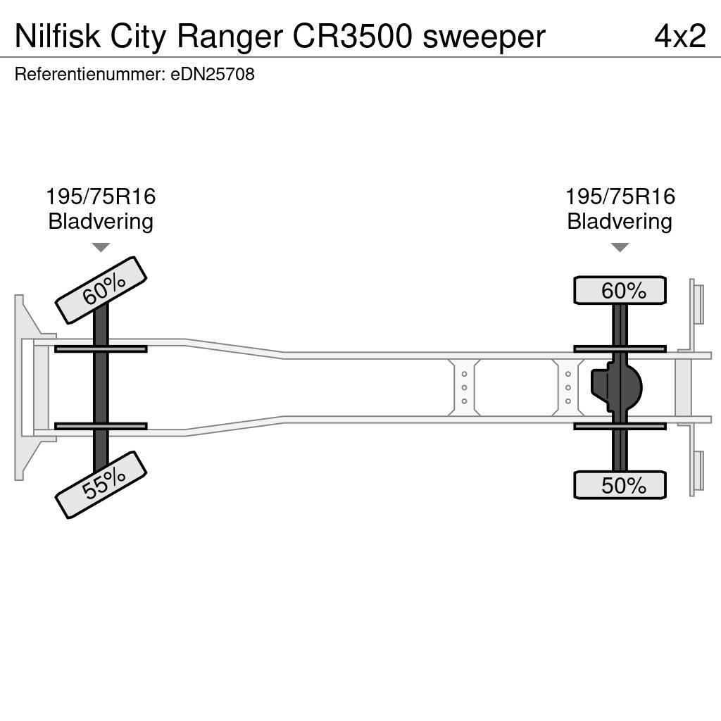 Nilfisk City Ranger CR3500 sweeper Camiões Aspiradores Combi