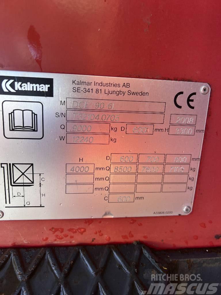 Kalmar DCE 90-6L     Duplex Zinken+Seitenschie Empilhadores Diesel
