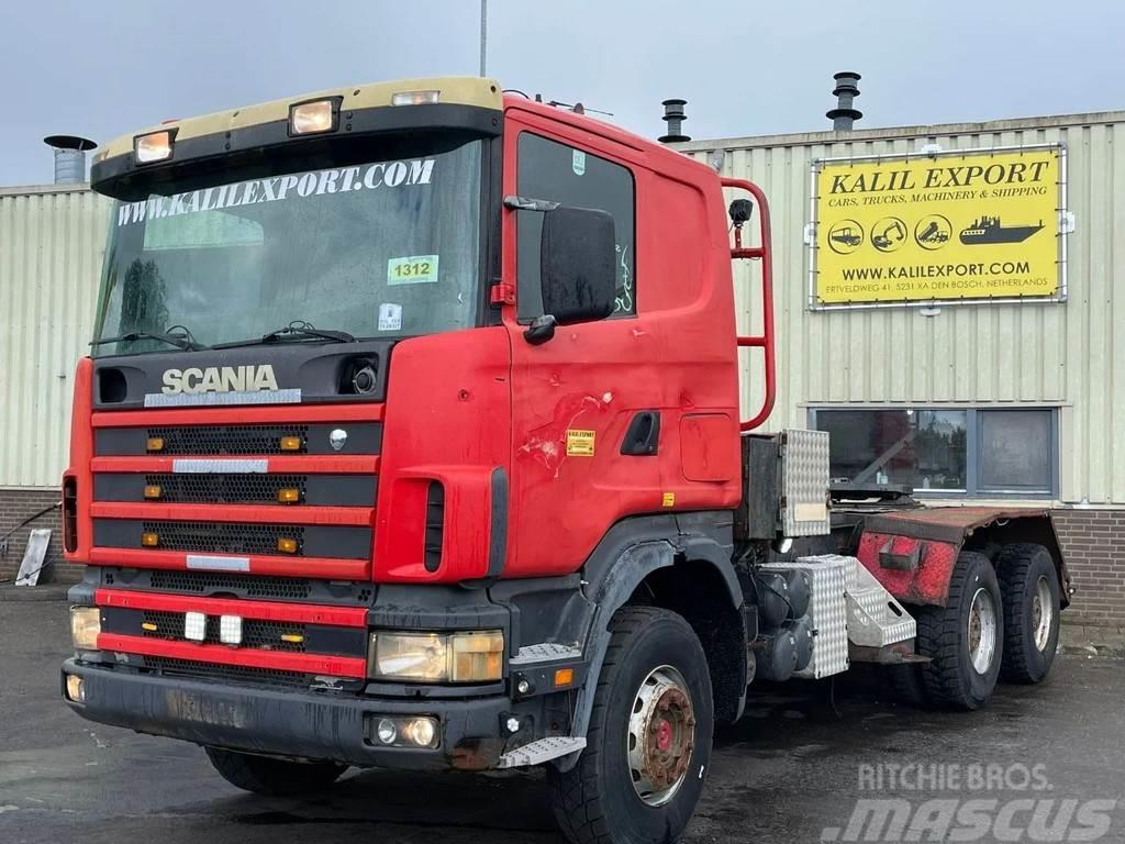 Scania R164-480 V8 Tractor 6x4 Manuel Gearbox Full Steel Camiões de chassis e cabine
