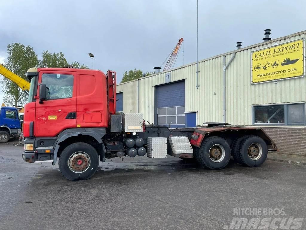 Scania R164-480 V8 Tractor 6x4 Manuel Gearbox Full Steel Camiões de chassis e cabine