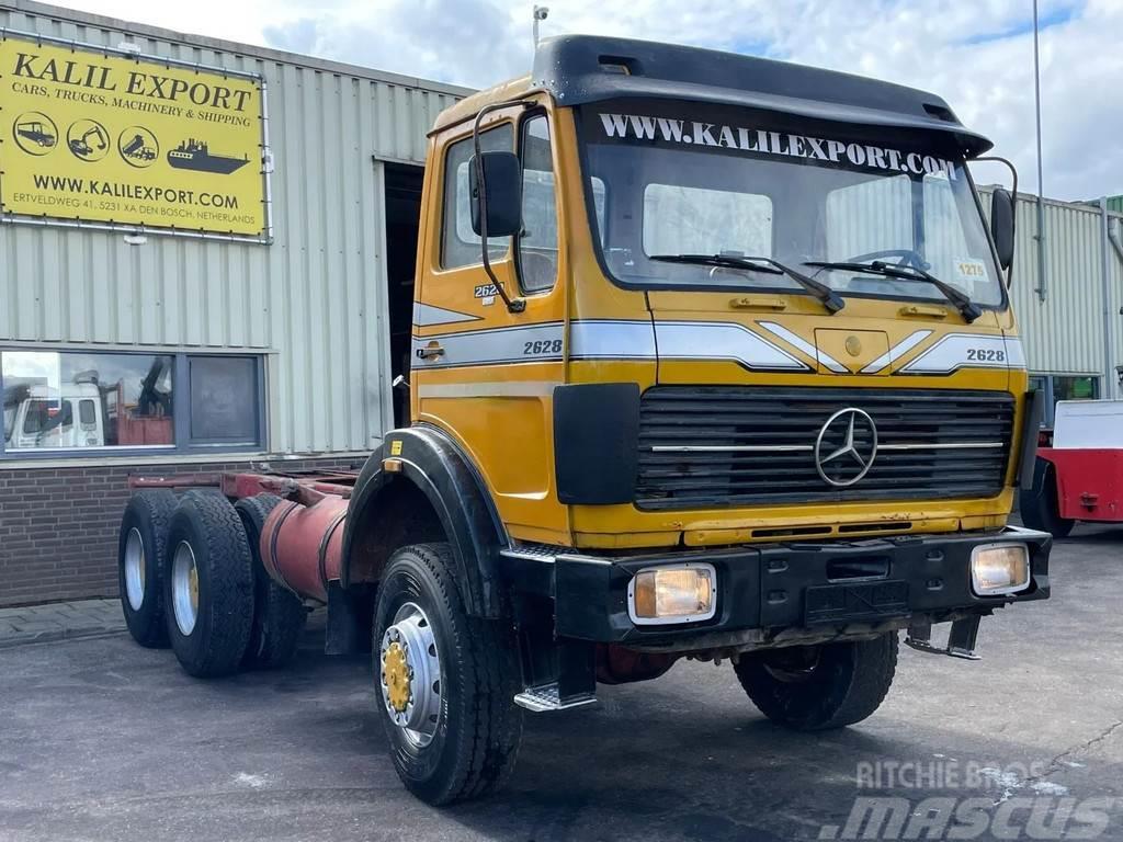 Mercedes-Benz SK 2628 Chassis 6x6 V8 Big Axle's Auxilery Top Con Camiões de chassis e cabine
