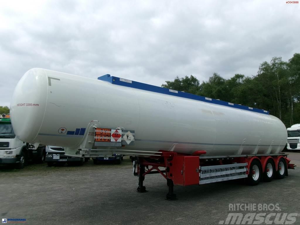 Feldbinder Fuel tank alu 44.6 m3 + pump Semi Reboques Cisterna