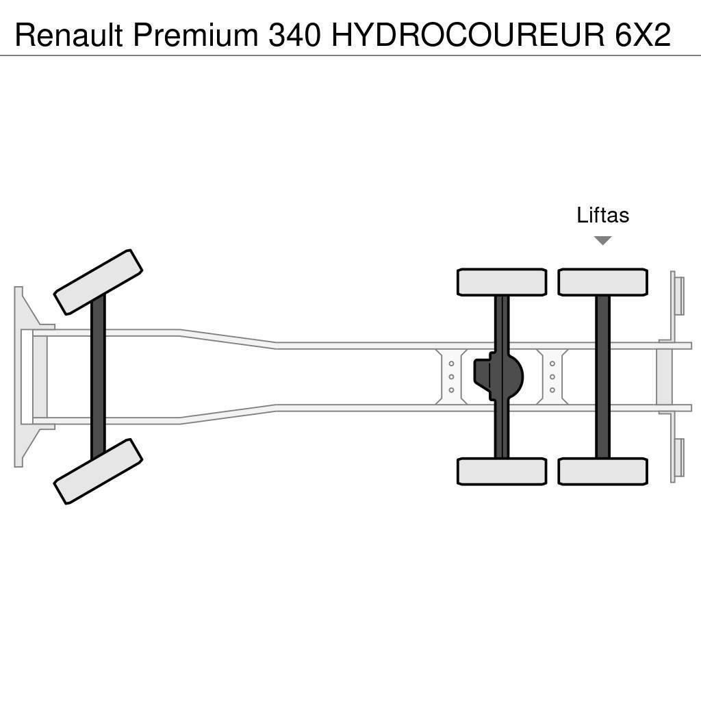 Renault Premium 340 HYDROCOUREUR 6X2 Camiões Aspiradores Combi