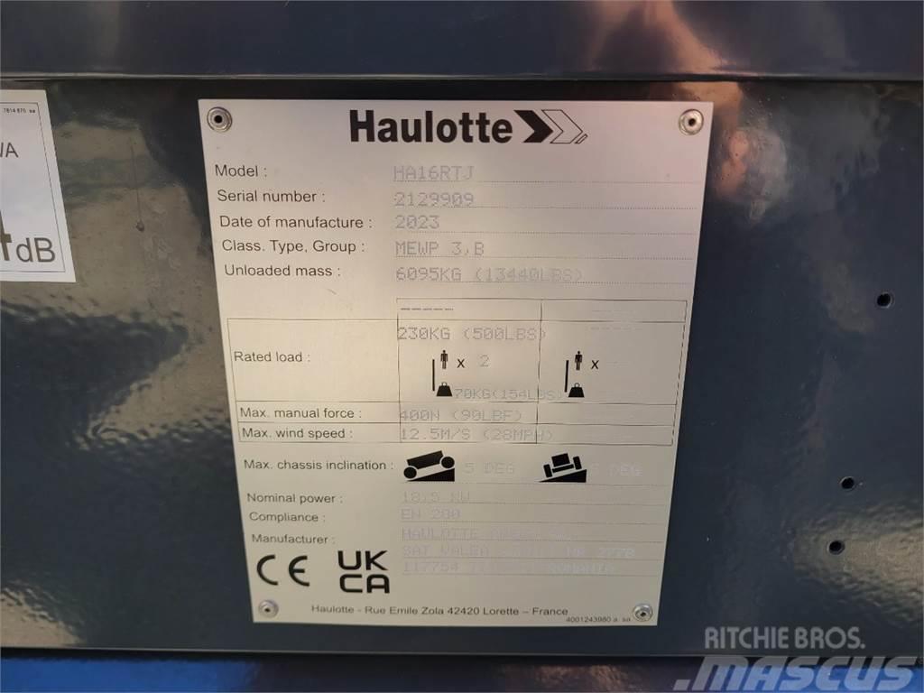 Haulotte HA16RTJ Valid Inspection, *Guarantee! Diesel, 4x4 Elevadores braços articulados