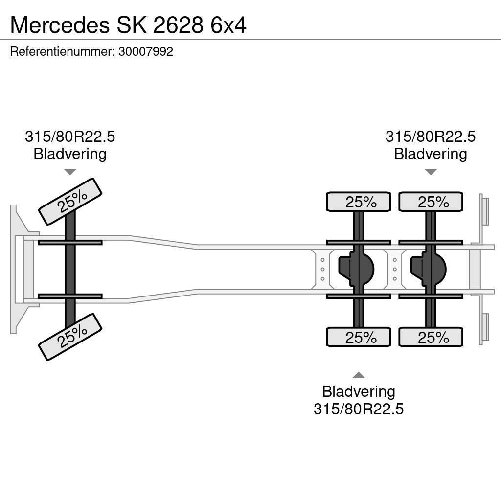 Mercedes-Benz SK 2628 6x4 Camiões basculantes