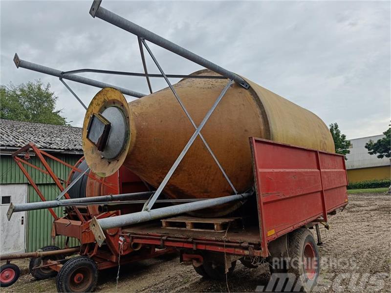 Tunetank 20m3, 12 ton Glasfibersilo Equipamento de descarga de silos