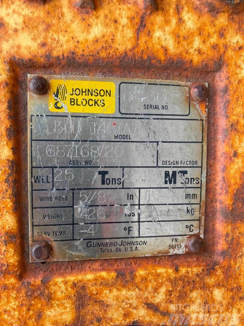 Johnson J30D 14BTAB Peças e equipamento de gruas