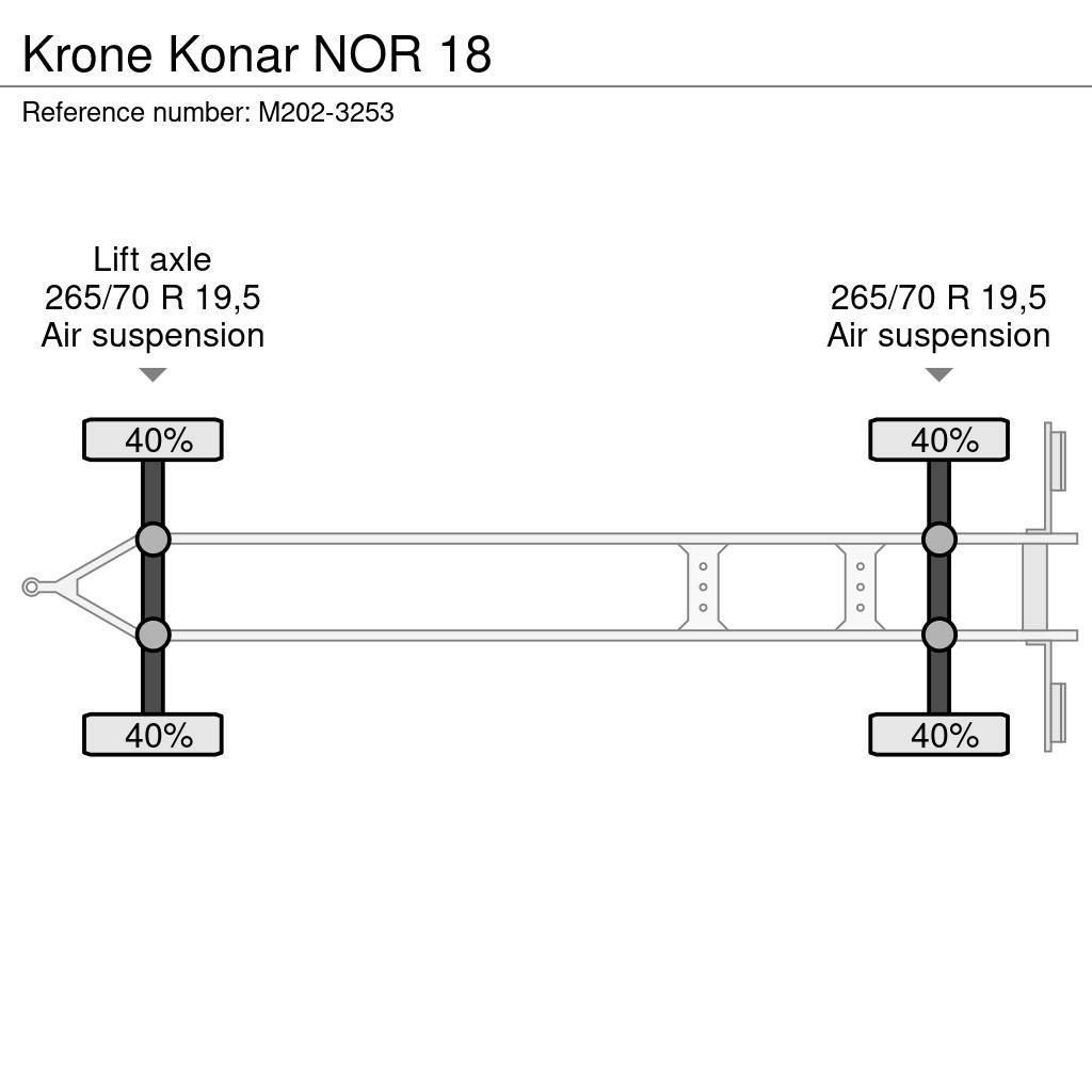 Krone Konar NOR 18 Reboques estrado/caixa aberta