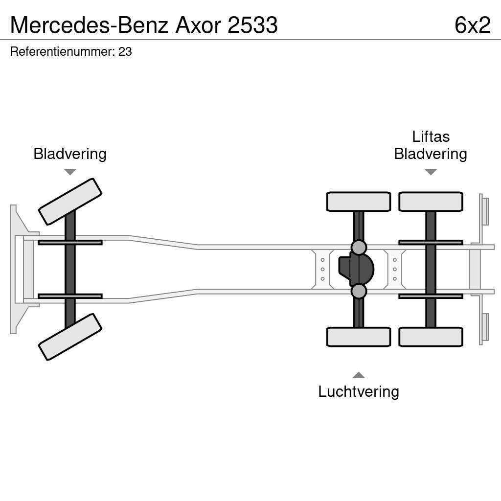 Mercedes-Benz Axor 2533 Camiões estrado/caixa aberta