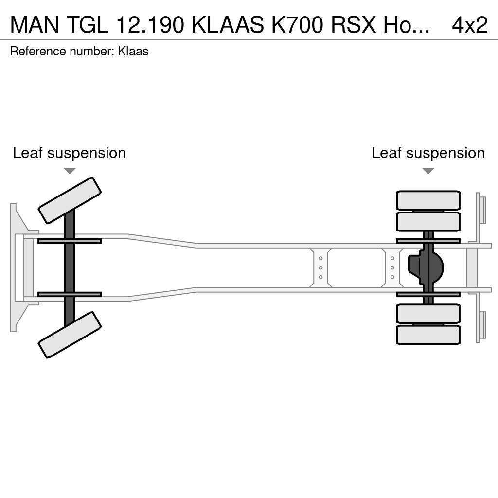 MAN TGL 12.190 KLAAS K700 RSX Hoogwerker bak (487 werk Plataformas aéreas montadas em camião